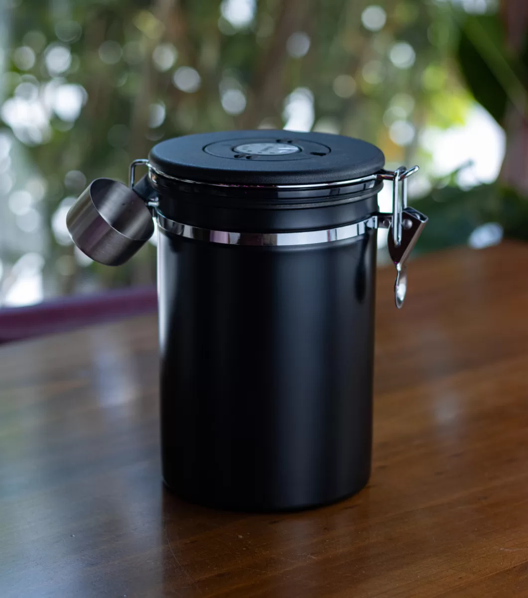 frasco negro_1 Contenedor Hermético para Café con Control de Fecha - Imagen 1